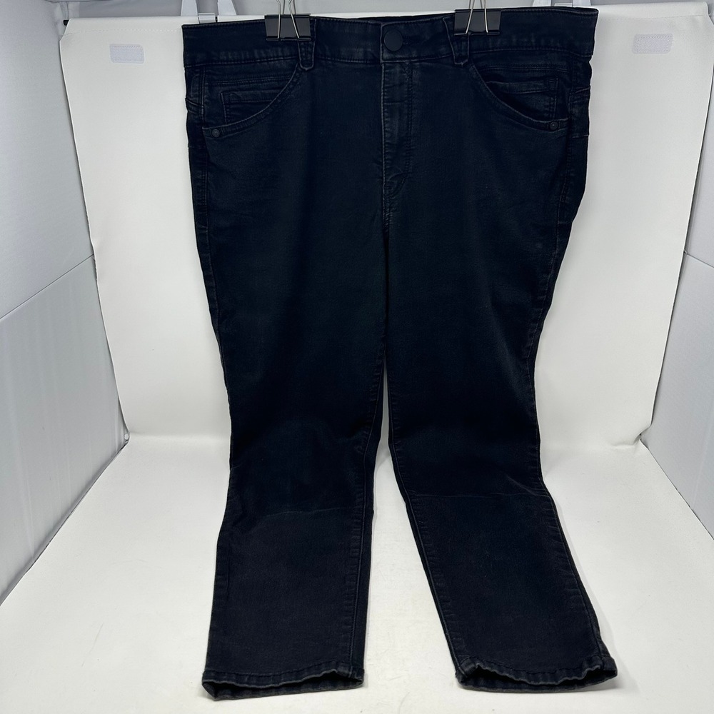 Democracy Jeans Women 16P Black Ab"solution Skinny BP1105VXSL Petite Stretch